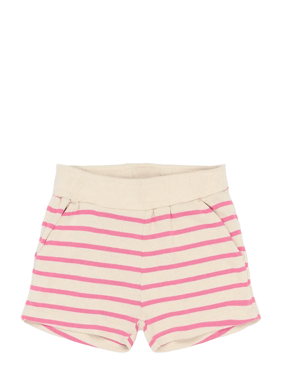 The New - TNSTSannah Shorts - sweatshorts - carmine rose striped - 1