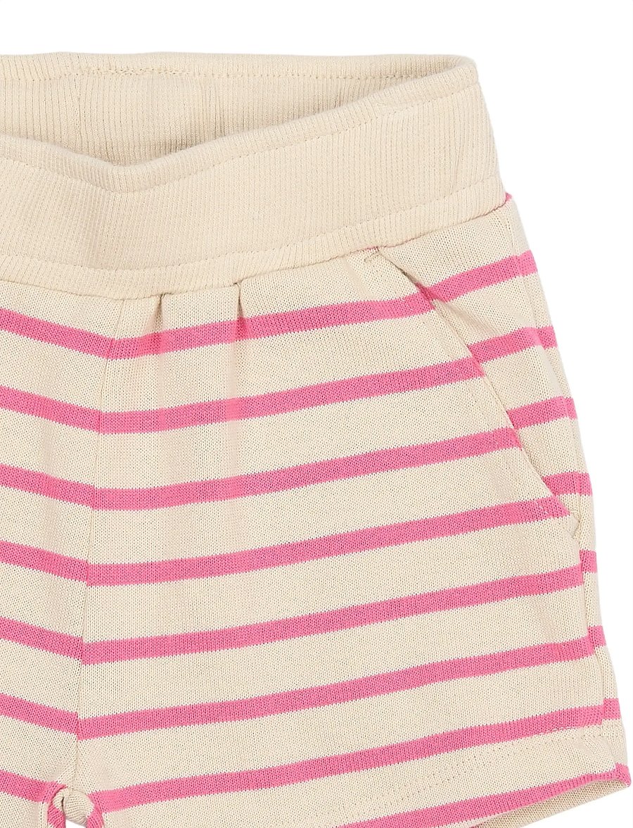 The New - TNSTSannah Shorts - sweatshorts - carmine rose striped - 3