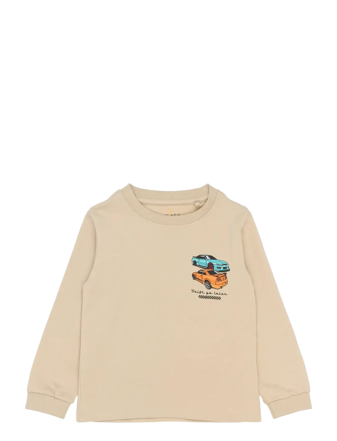 THE NEW Tnstsutton L_S Tee Beige - 98 - Kinder