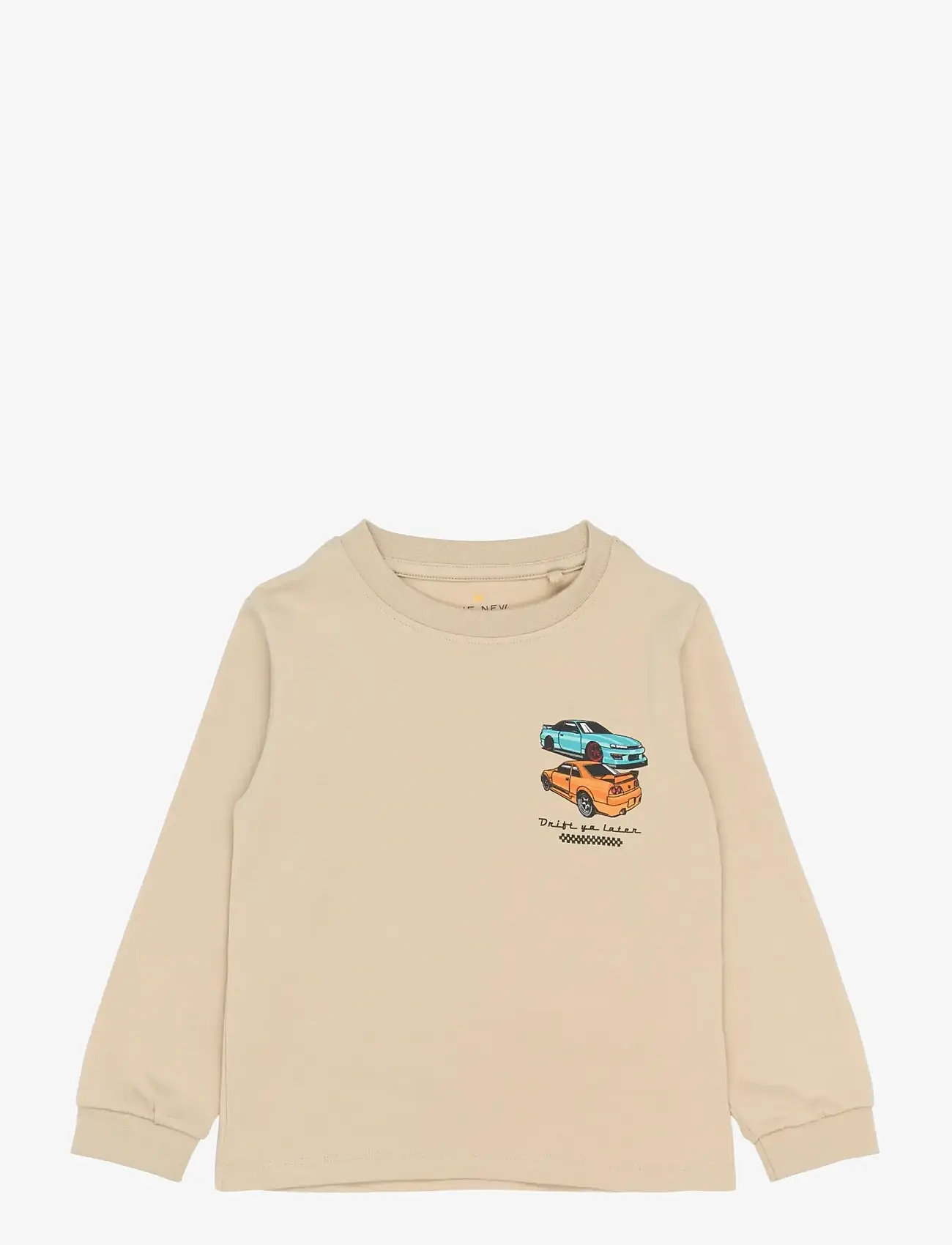 The New - TNSTSutton L_S Tee - sweatshirts - humus - 0