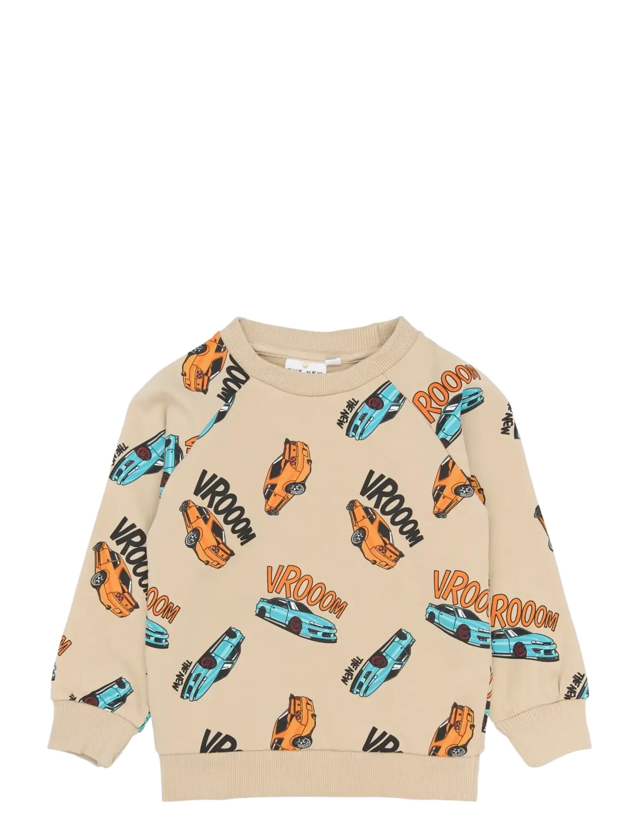 The New TNSTSullivan Sweatshirt - Lapsed 98–134 - HUMUS AOP / beige