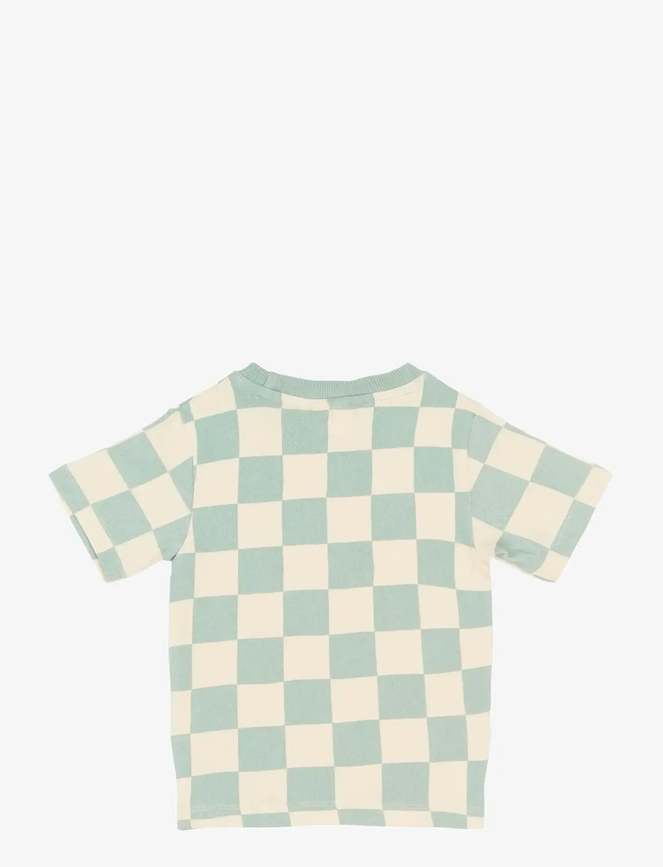 The New - TNSTSebastian OS S_S Tee - kortærmede t-shirts - aqua gray aop - 2