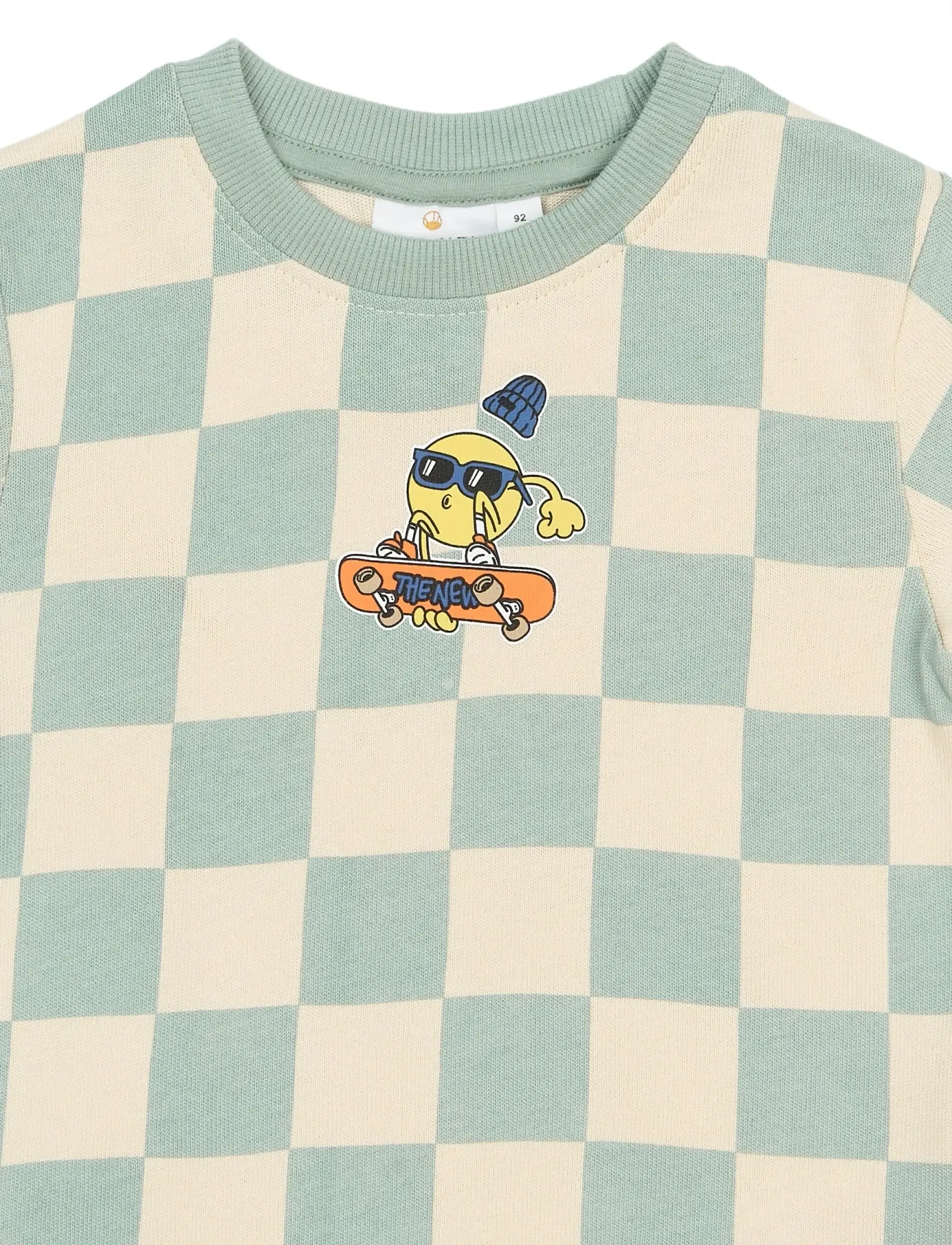 The New - TNSTSebastian OS S_S Tee - lühikeste varrukatega t-särgid - aqua gray aop - 4