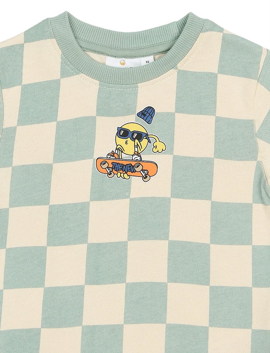 The New - TNSTSebastian OS S_S Tee - lühikeste varrukatega t-särgid - aqua gray aop - 4