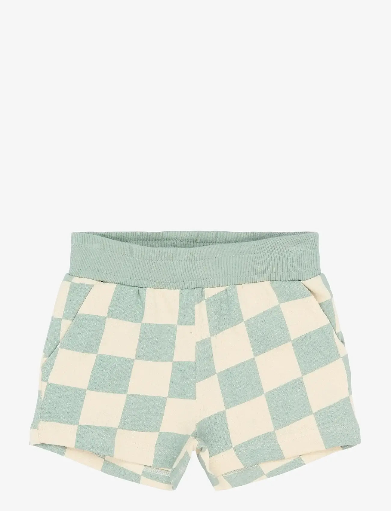 The New - TNSTSebastian Shorts - sweat shorts - aqua gray aop - 1