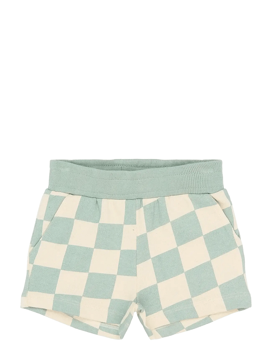 The New - TNSTSebastian Shorts - sweatshorts - aqua gray aop - 1