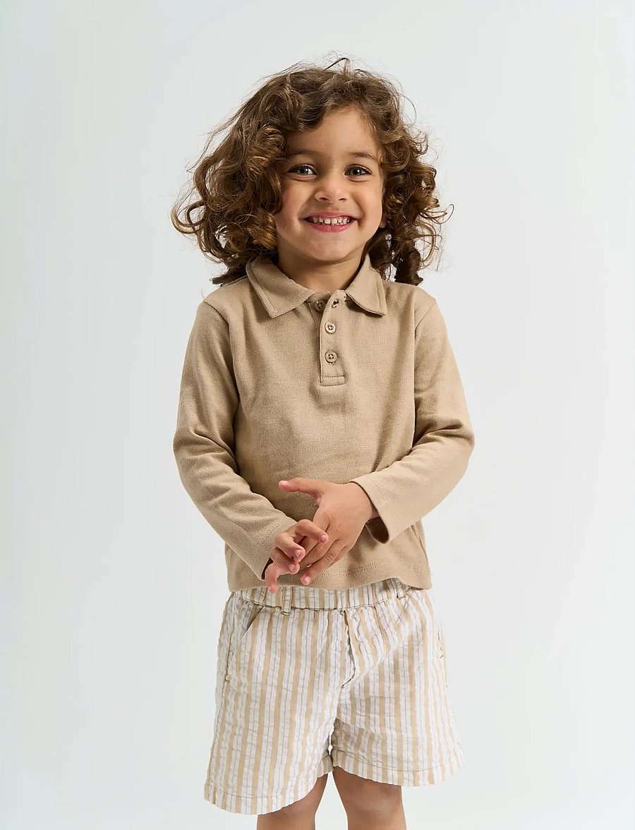 The New - TNSTSmitty Shorts - chino-shorts - humus striped - 0