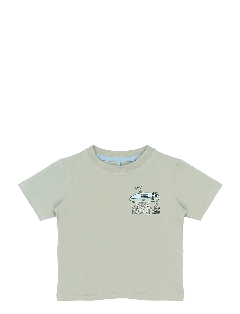 The New - TNSTSigurd S_S Tee - kortærmede t-shirts - aqua gray - 1