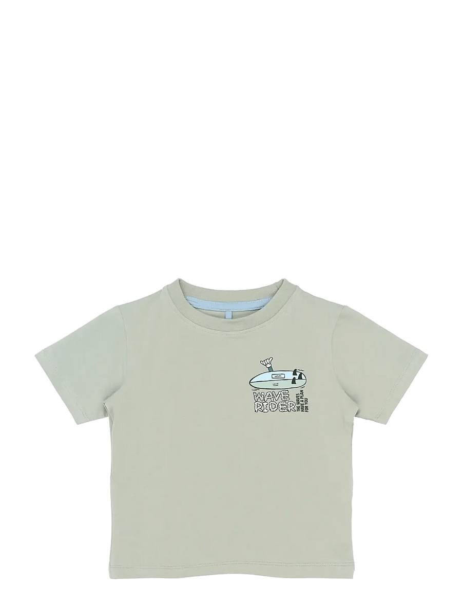 The New - TNSTSigurd S_S Tee - kurzärmelige - aqua gray - 1