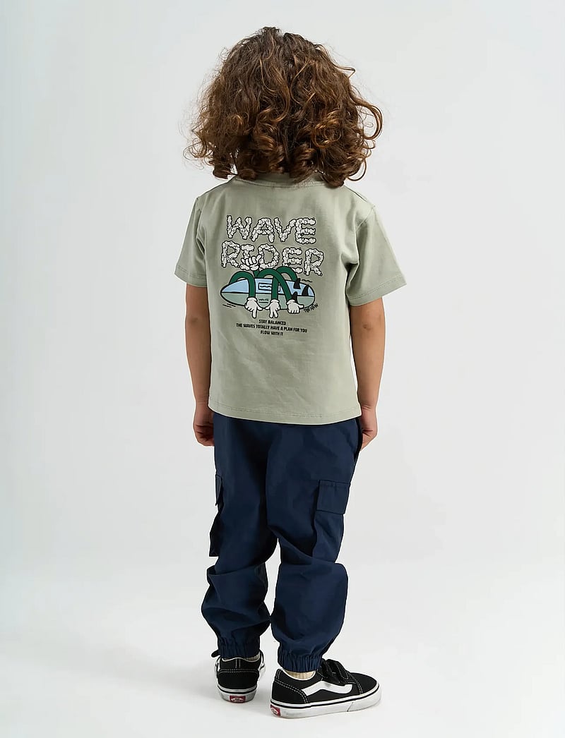 The New - TNSTSigurd S_S Tee - kortærmede t-shirts - aqua gray - 3