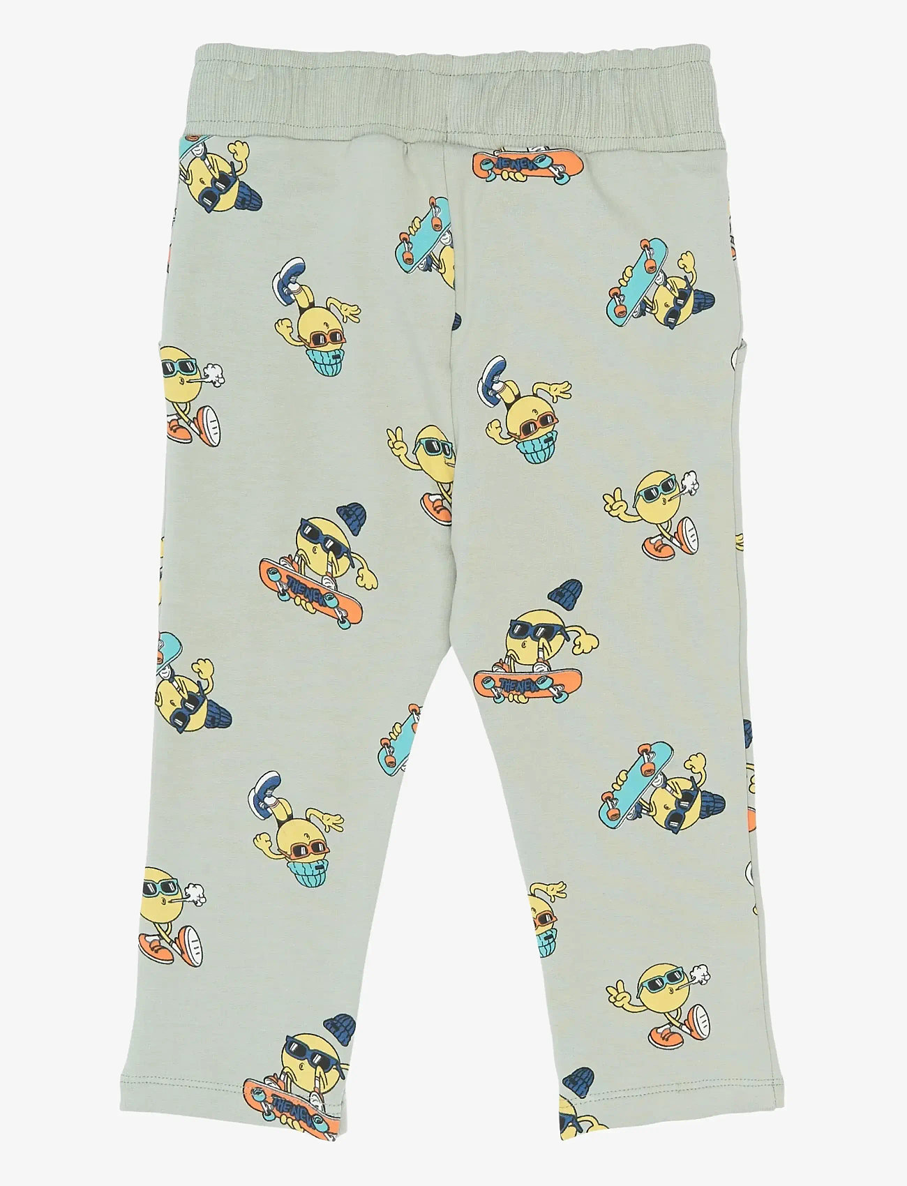 The New - TNSTSantiago Sweatpants - sweatpants - aqua gray aop - 1