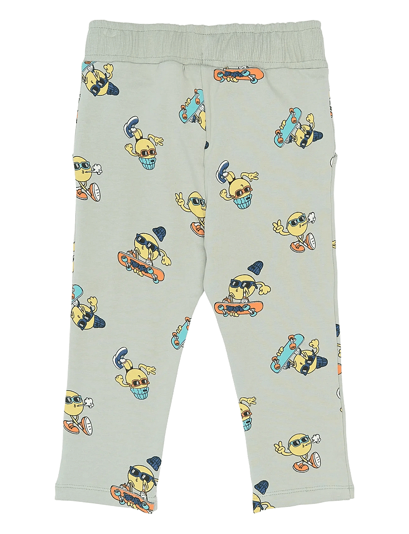 The New - TNSTSantiago Sweatpants - sweatpants - aqua gray aop - 1