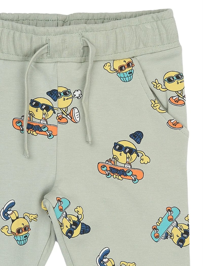 The New - TNSTSantiago Sweatpants - sweatpants - aqua gray aop - 2