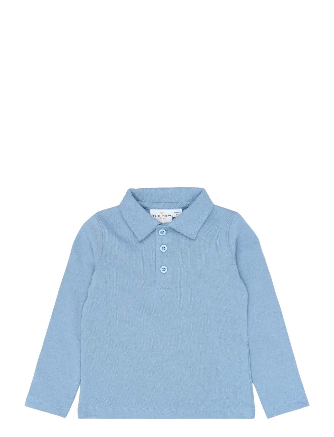 The New Tnststeward L_S Polo, 104, Blue, Polo Skjorter > Langærmede Polo Shirts, Børn