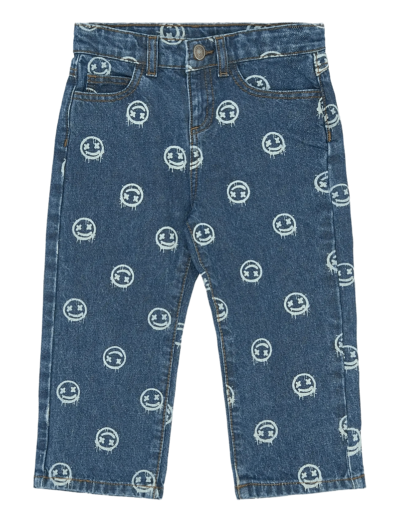 The New - TNSTSpero Baggy Fit Jeans - loose jeans - medium blue denim aop - 1