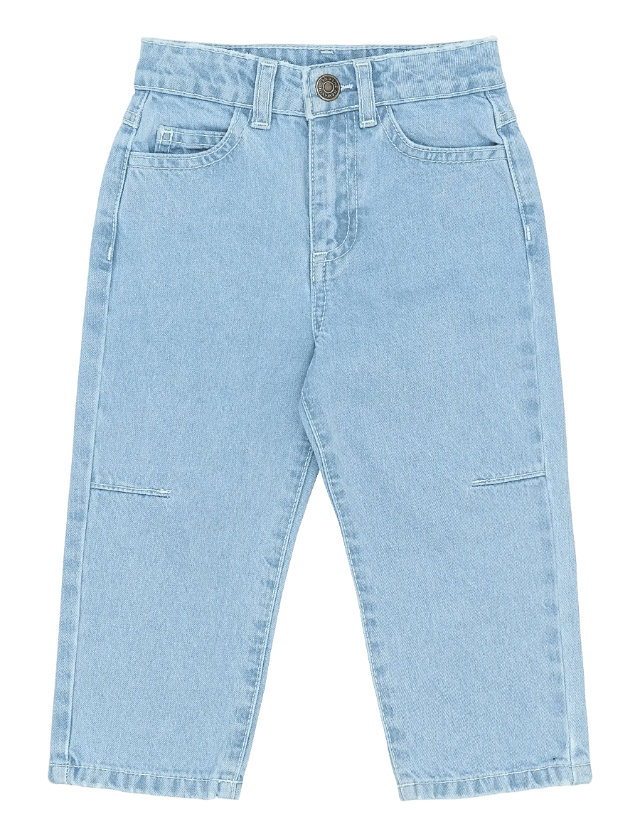 The New - TNSTSilvio Barrel Fit Jeans - alt laienevad teksad - light blue denim - 1