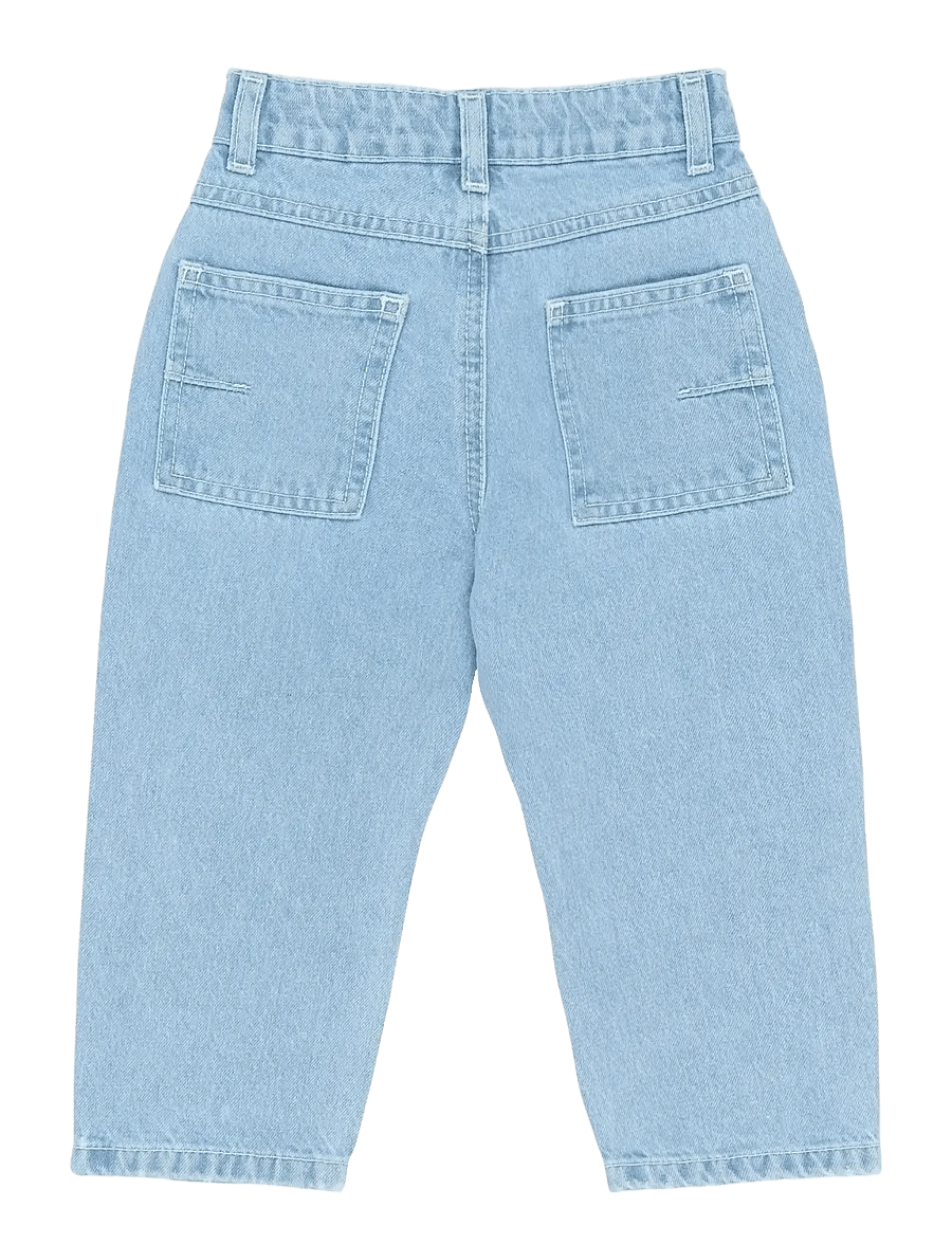 The New - TNSTSilvio Barrel Fit Jeans - alt laienevad teksad - light blue denim - 2