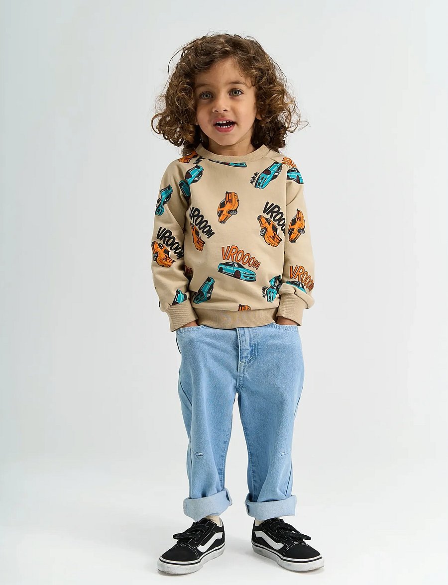 The New - TNSTSilvio Barrel Fit Jeans - alt laienevad teksad - light blue denim - 0
