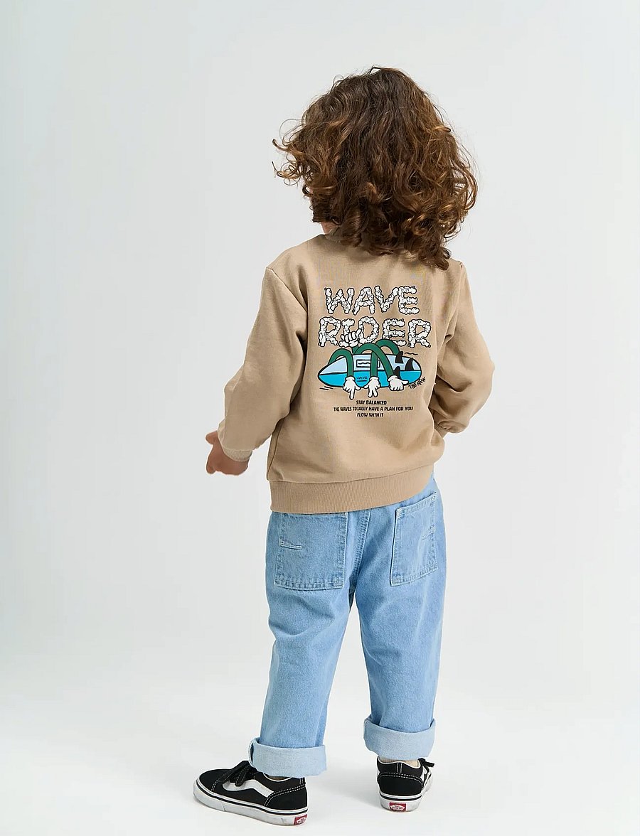 The New - TNSTSilvio Barrel Fit Jeans - alt laienevad teksad - light blue denim - 3