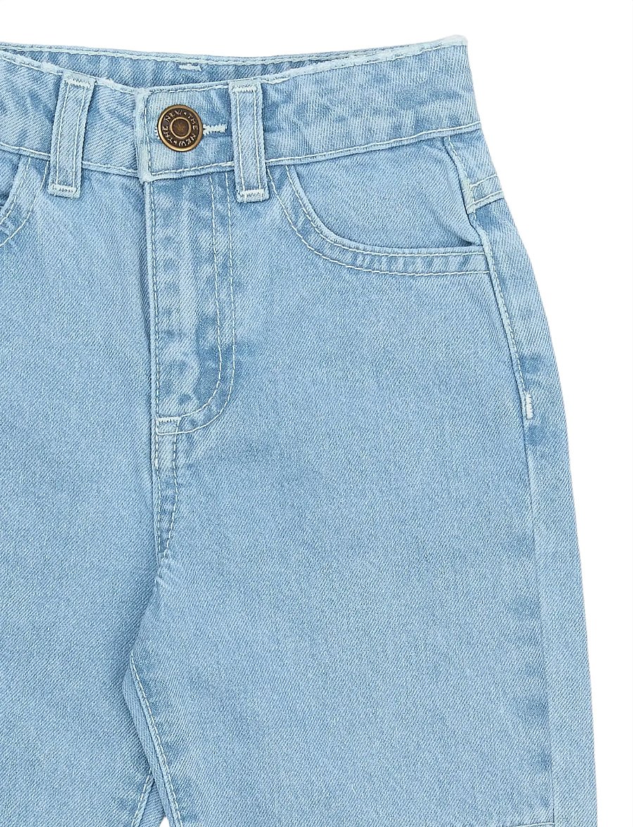 The New - TNSTSilvio Barrel Fit Jeans - alt laienevad teksad - light blue denim - 5