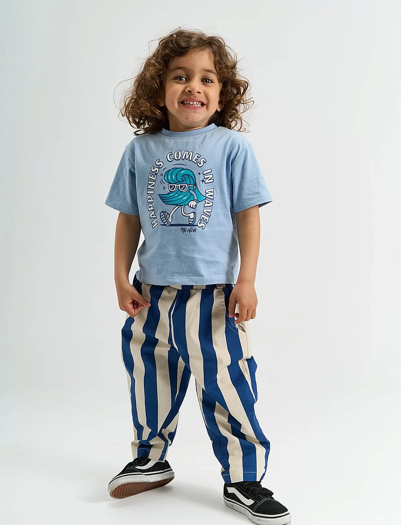 The New - TNSTSilas Baggy Pants - dressipüksid - true blue striped - 0