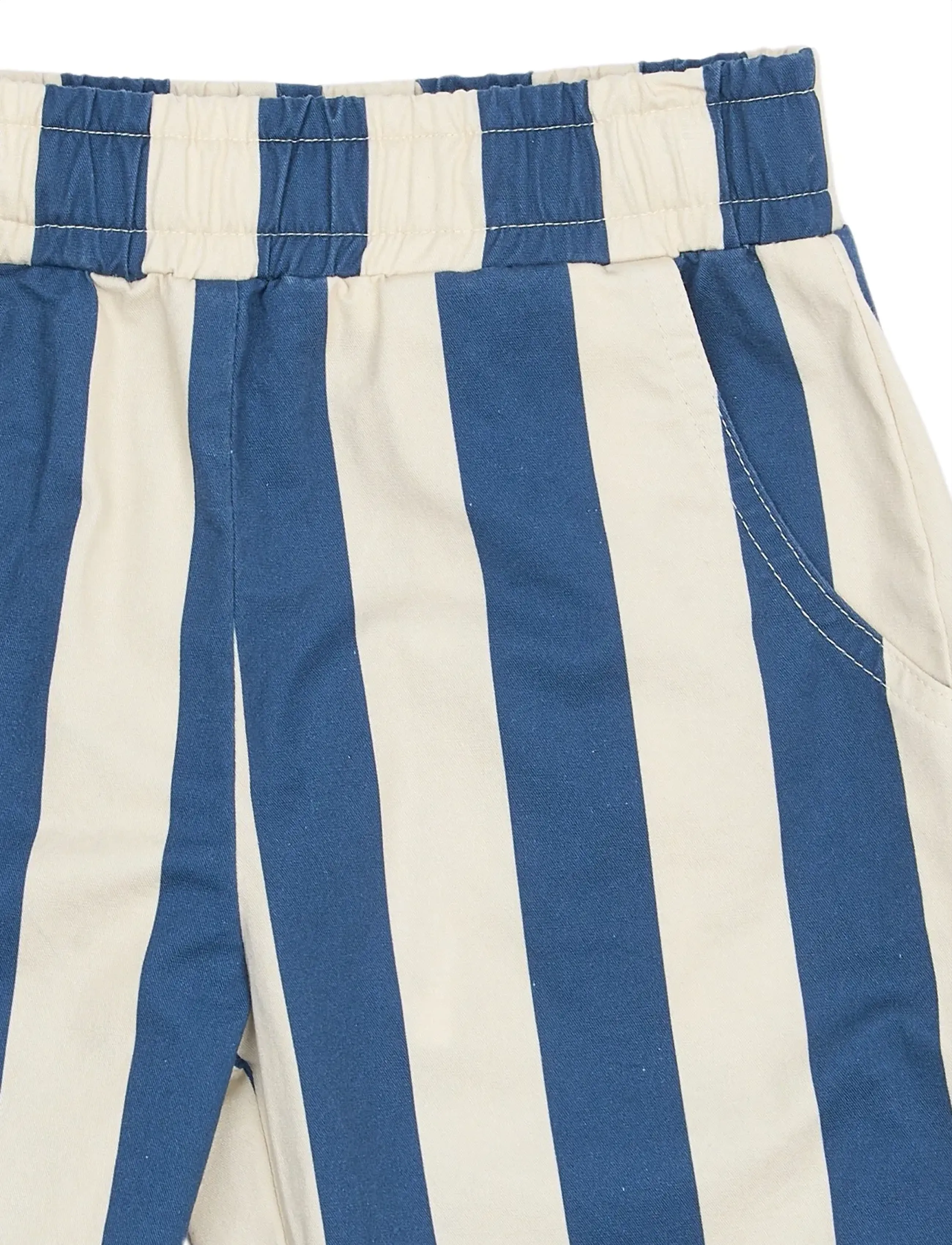 The New - TNSTSilas Baggy Pants - dressipüksid - true blue striped - 4