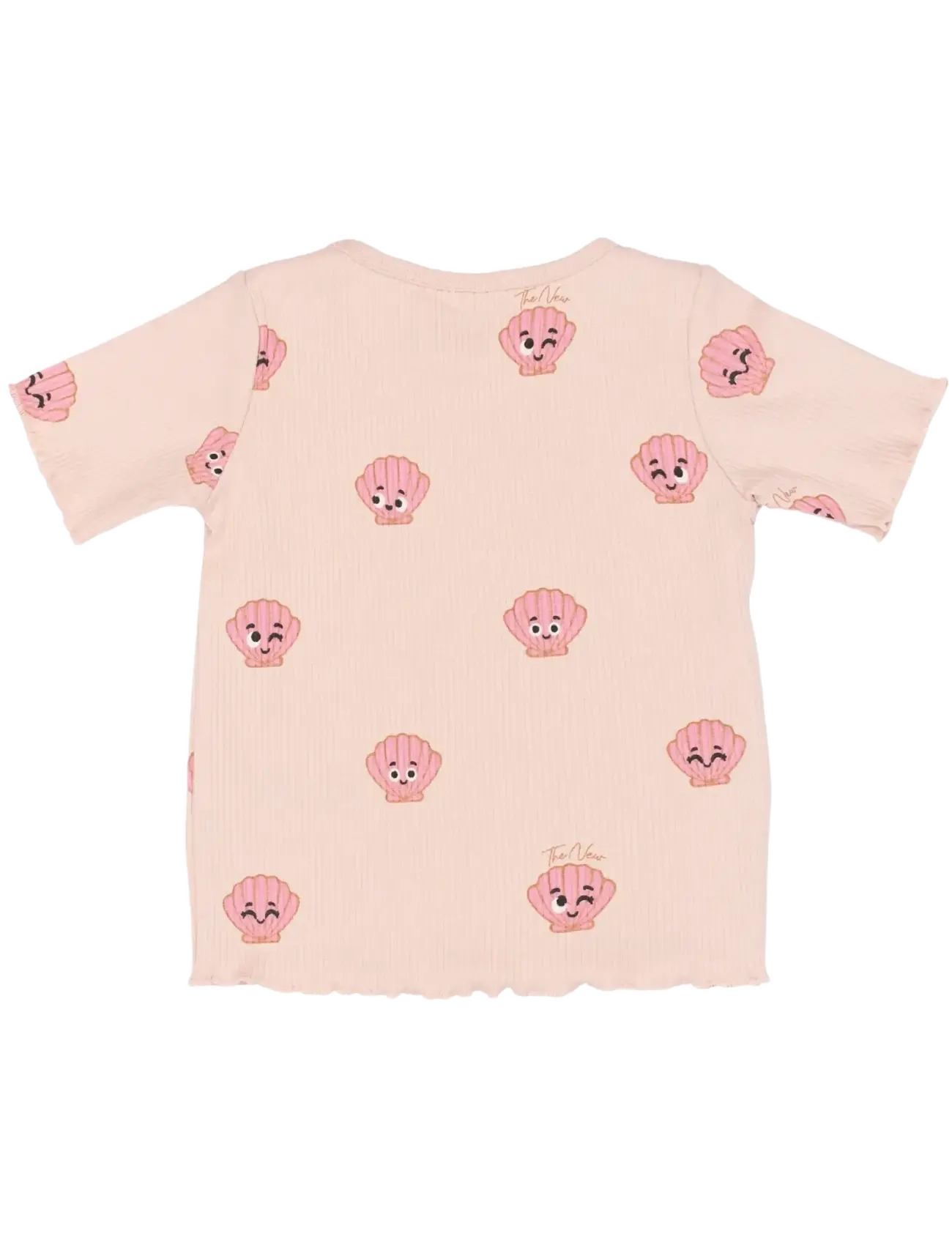 The New - TNSTTinker S_S Rib Tee - lühikeste varrukatega t-särgid - peach whip aop - 2
