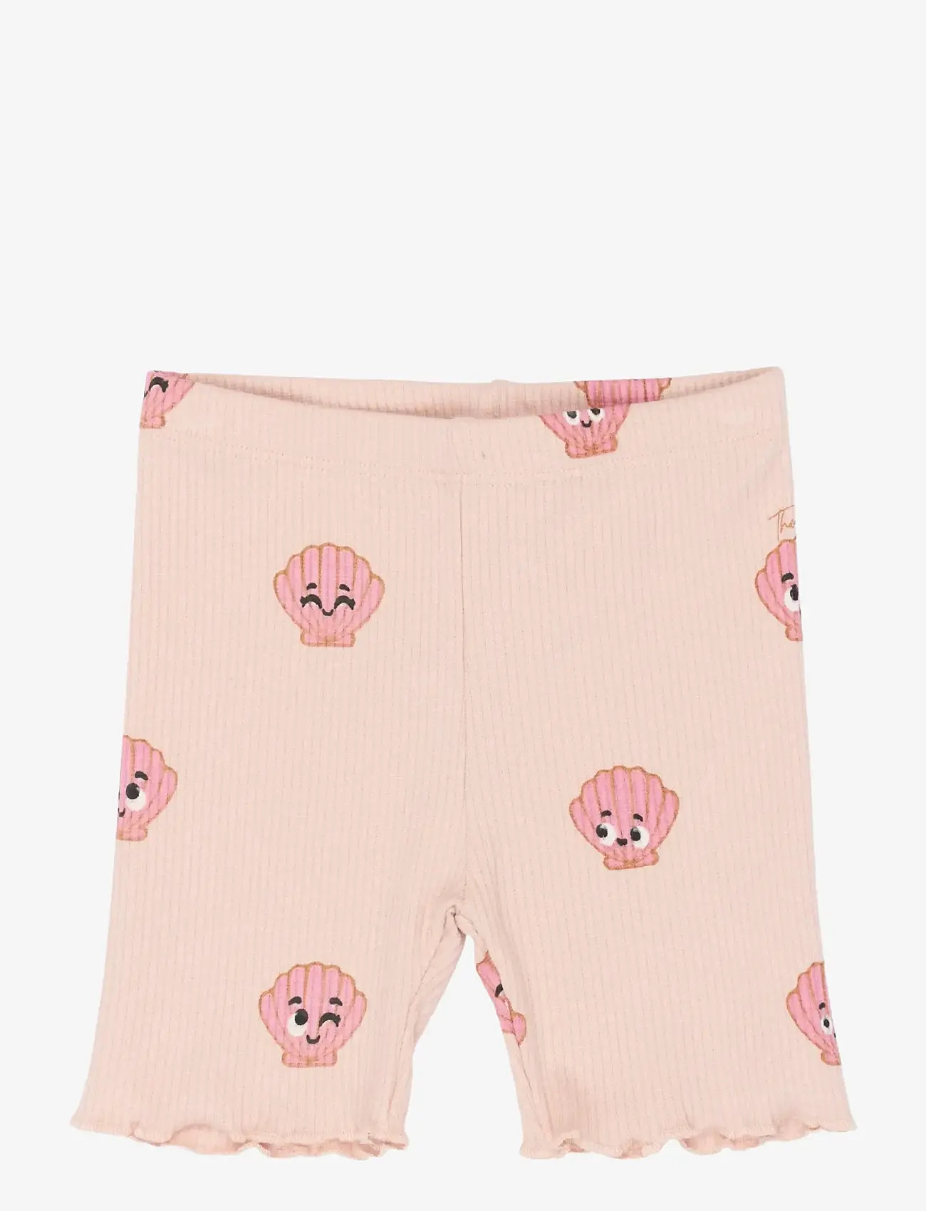 The New - TNSTTinker Tight Rib Shorts - casual shorts - peach whip aop - 1