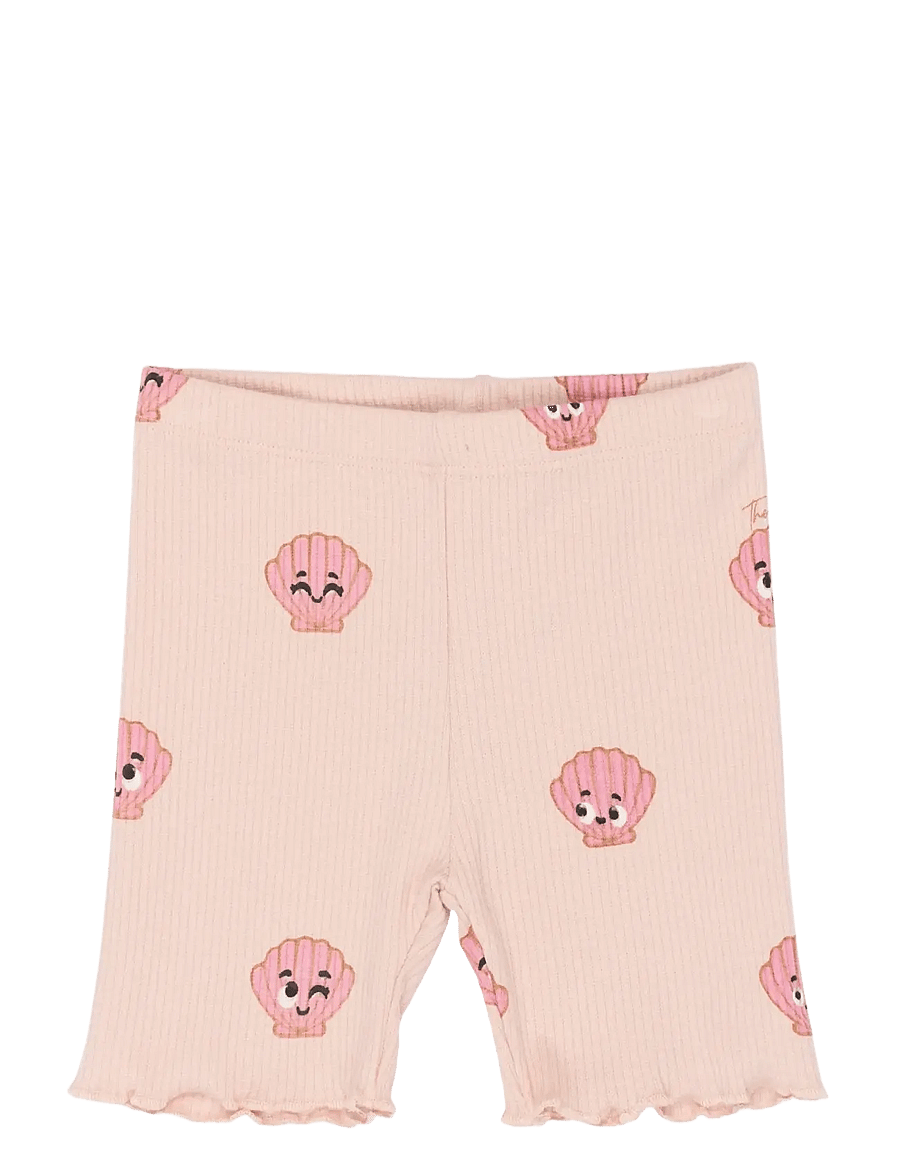 The New - TNSTTinker Tight Rib Shorts - lühikesed vabaajapüksid - peach whip aop - 1