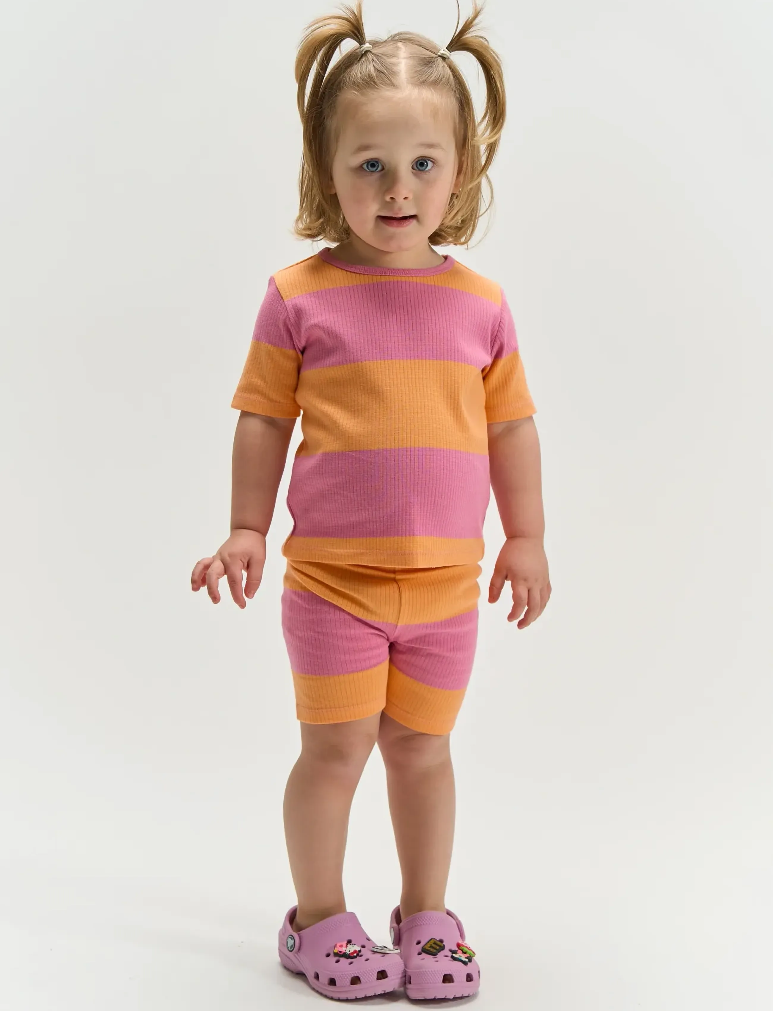 The New Tnsttori S_S Rib Tee, 98, Pink, T-Shirts > Kortærmede, Børn
