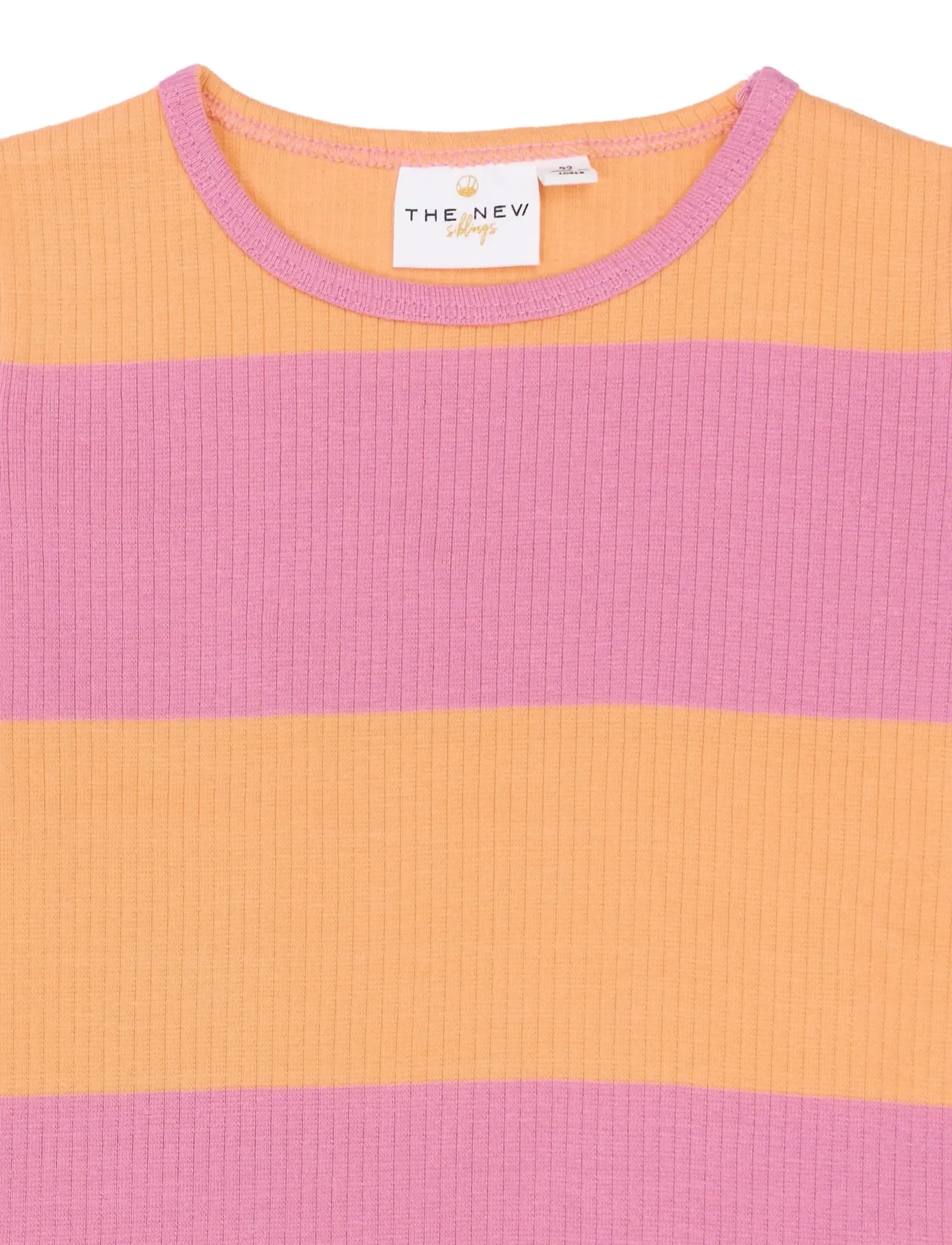 The New - TNSTTori S_S Rib Tee - lühikeste varrukatega t-särgid - cashmere rose striped - 4