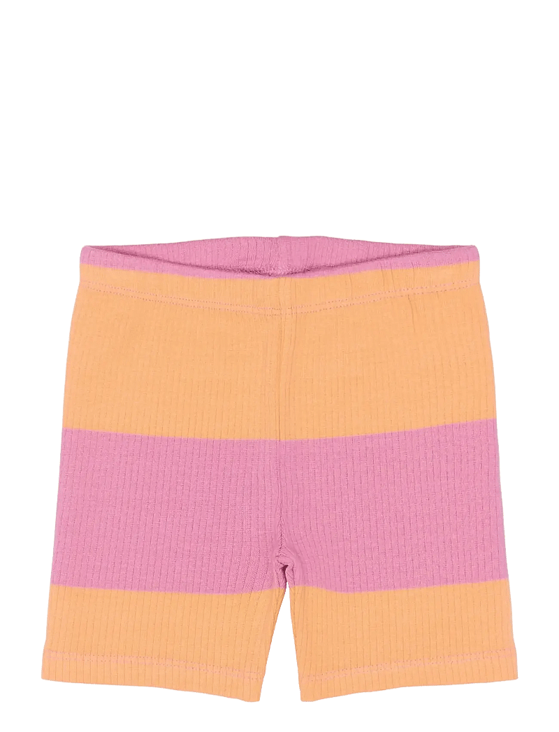 The New - TNSTTori Tight Rib Shorts - casual shorts - cashmere rose striped - 1