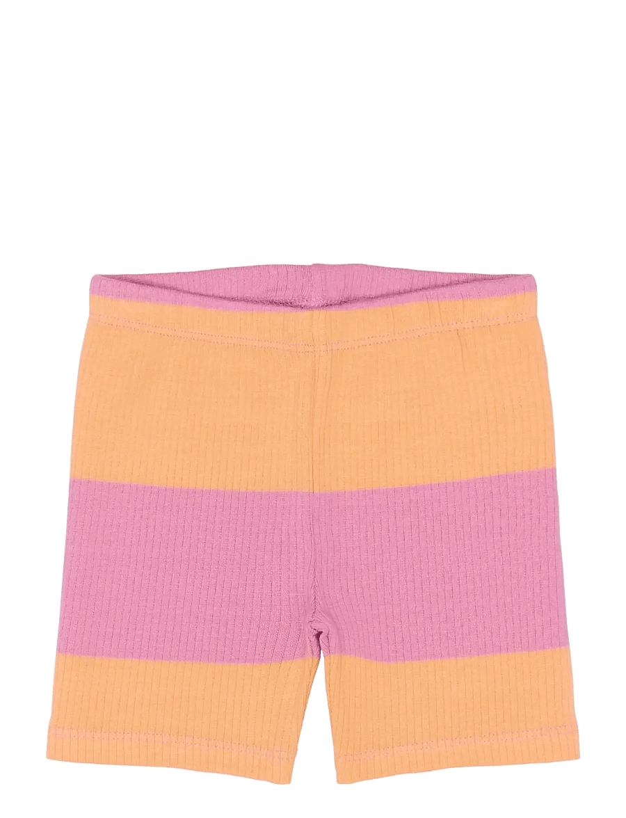 The New - TNSTTori Tight Rib Shorts - casual shorts - cashmere rose striped - 1