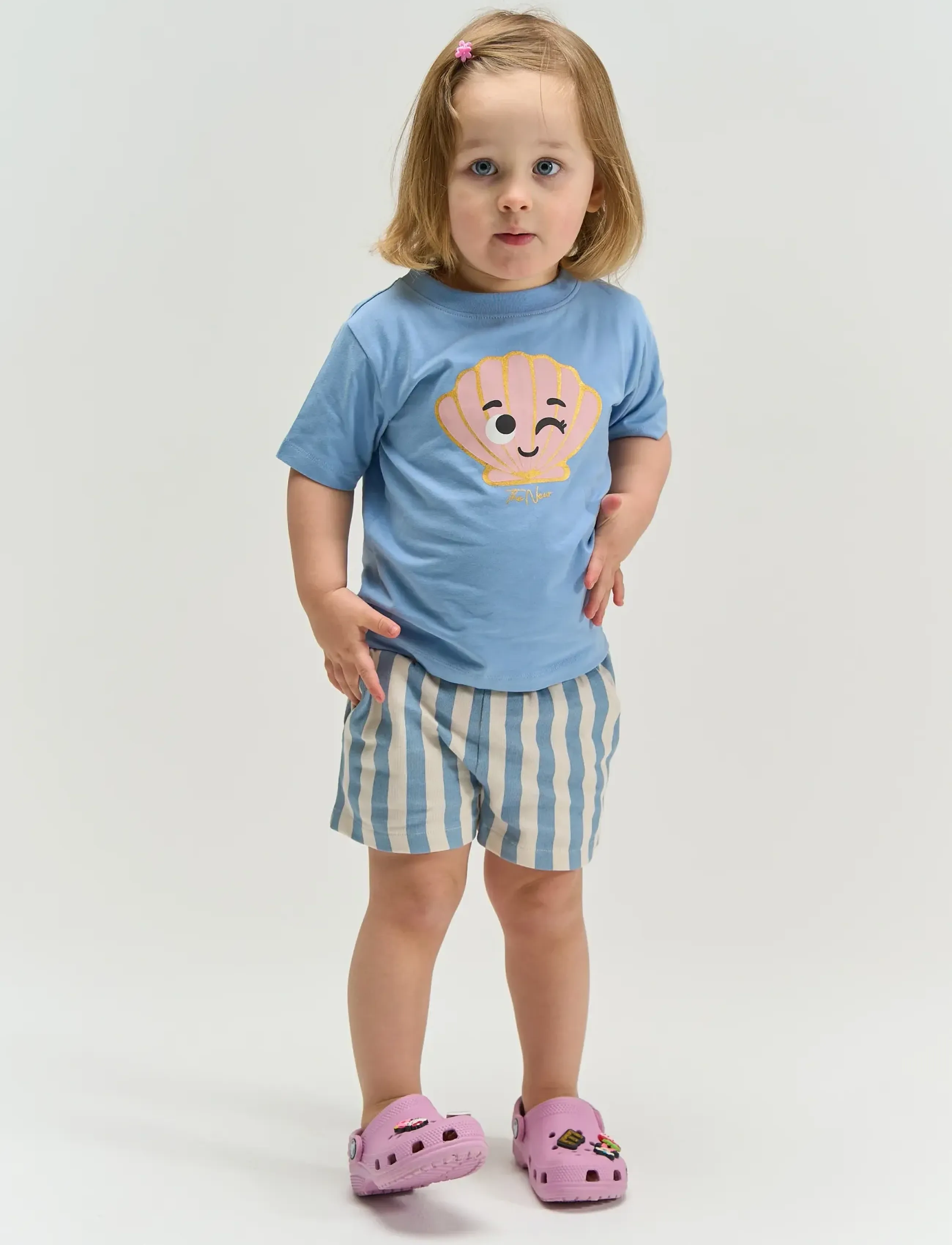 The New Tnsttallulah S_S Tee, 104, Blue, T-Shirts > Kortærmede, Børn