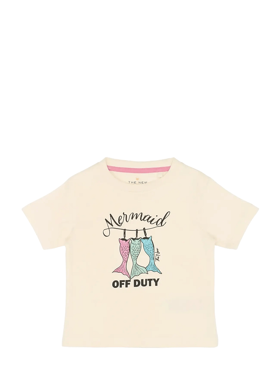 The New - TNSTTiara S_S Tee - kurzärmelige - gardenia - 1