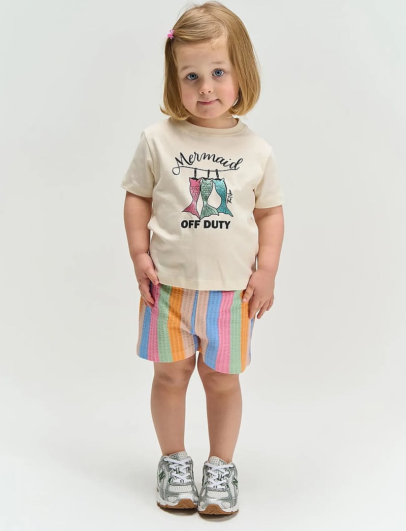 The New - TNSTTiara S_S Tee - short-sleeved t-shirts - gardenia - 0