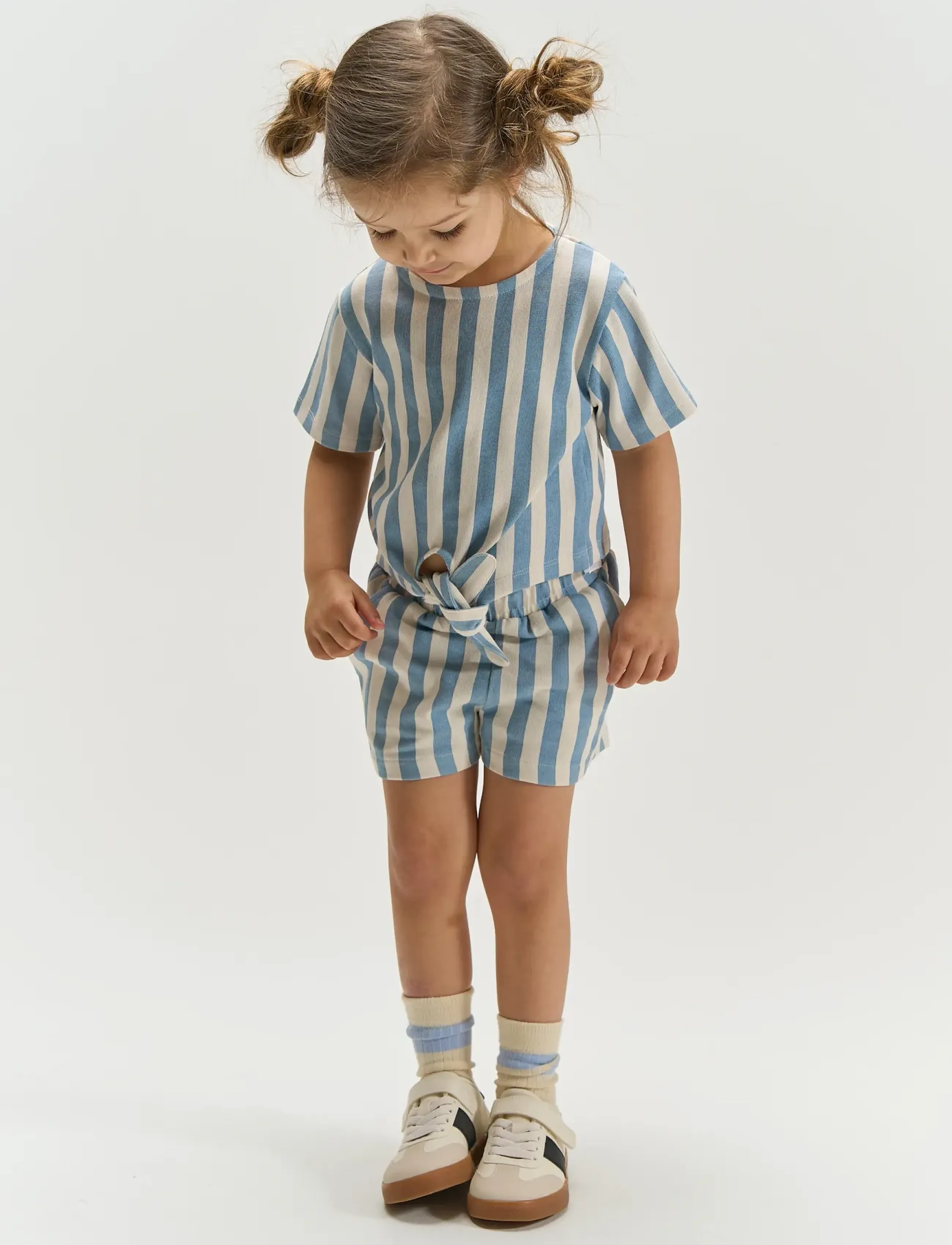 The New Tnsttaliana S_S Tee, 104, Blue, T-Shirts > Kortærmede, Børn