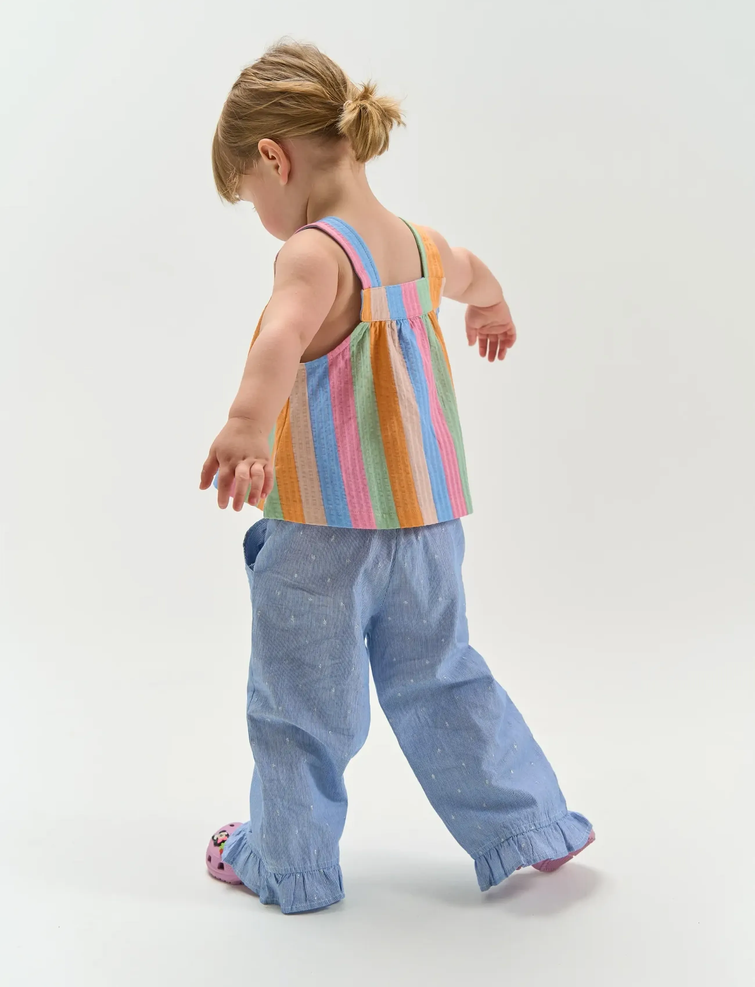 The New - TNSTTracie Strap Top - linnen - multi striped - 3