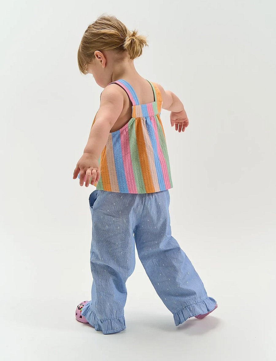 The New - TNSTTracie Strap Top - linnen - multi striped - 3