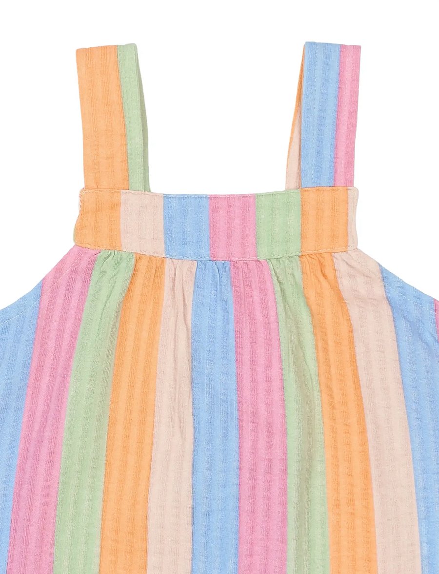The New - TNSTTracie Strap Top - linnen - multi striped - 4