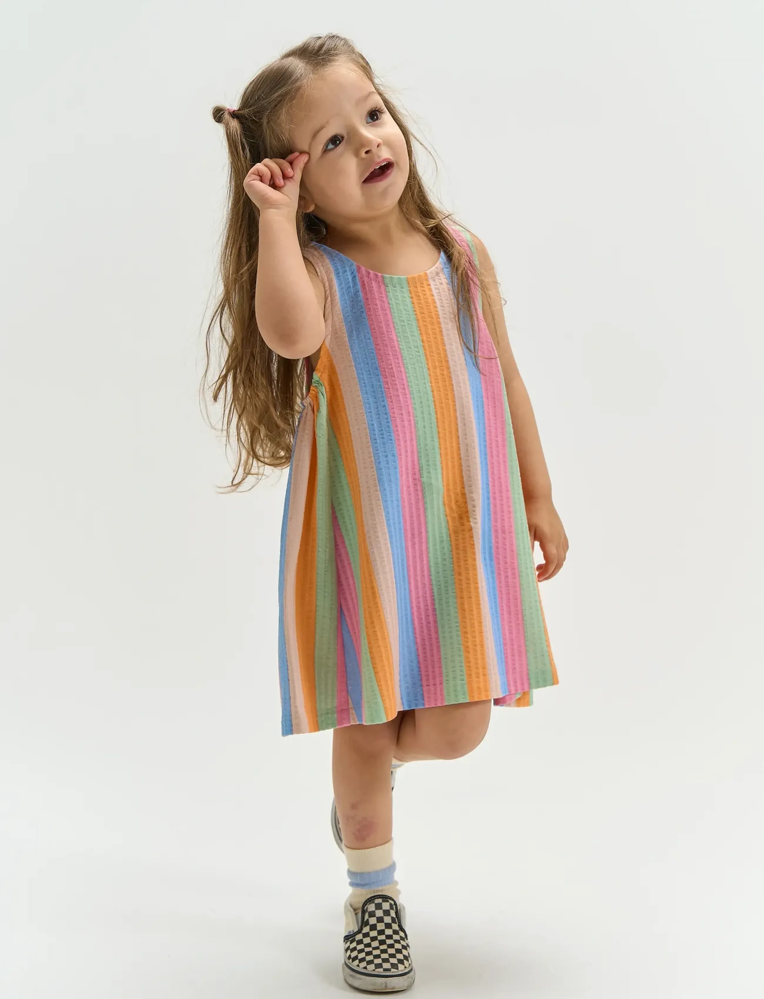 The New - TNSTTracie S_L Dress - mouwloze babyjurken - multi striped - 3