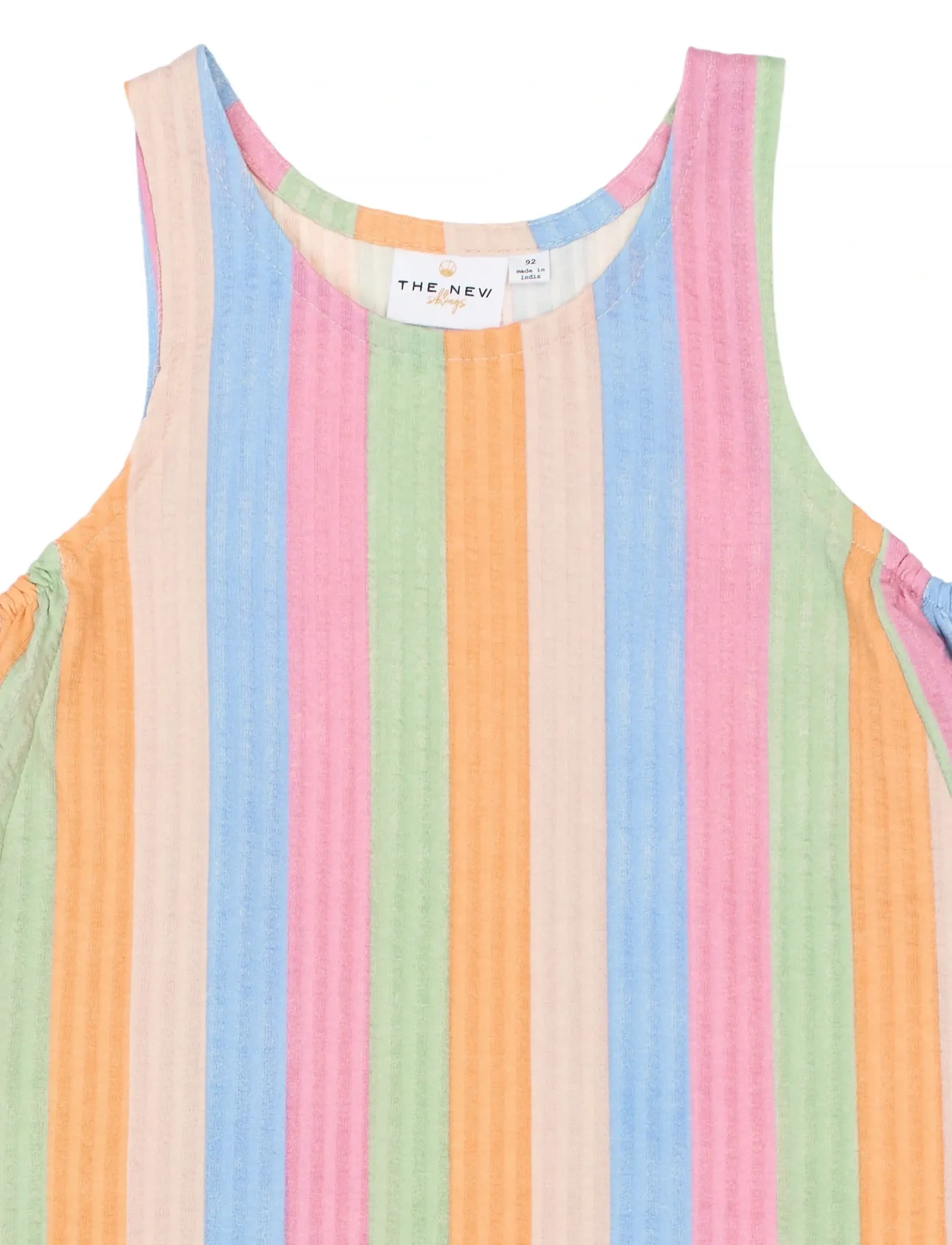 The New - TNSTTracie S_L Dress - mouwloze babyjurken - multi striped - 4