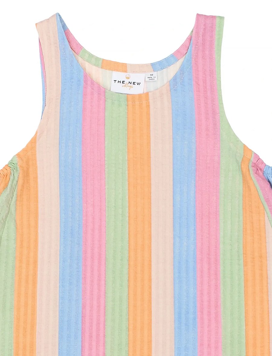The New - TNSTTracie S_L Dress - mouwloze babyjurken - multi striped - 4