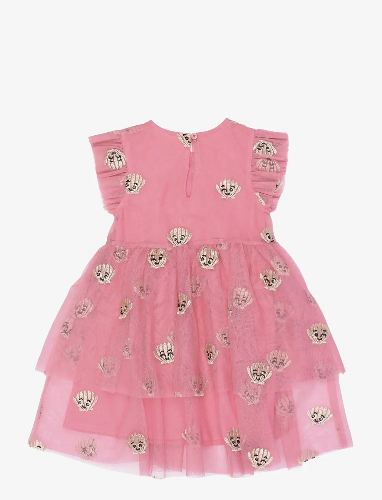 The New - TNSTTulle S_L Dress - sukienki dla dziewczynek bez rękawów - cashmere rose emb - 2