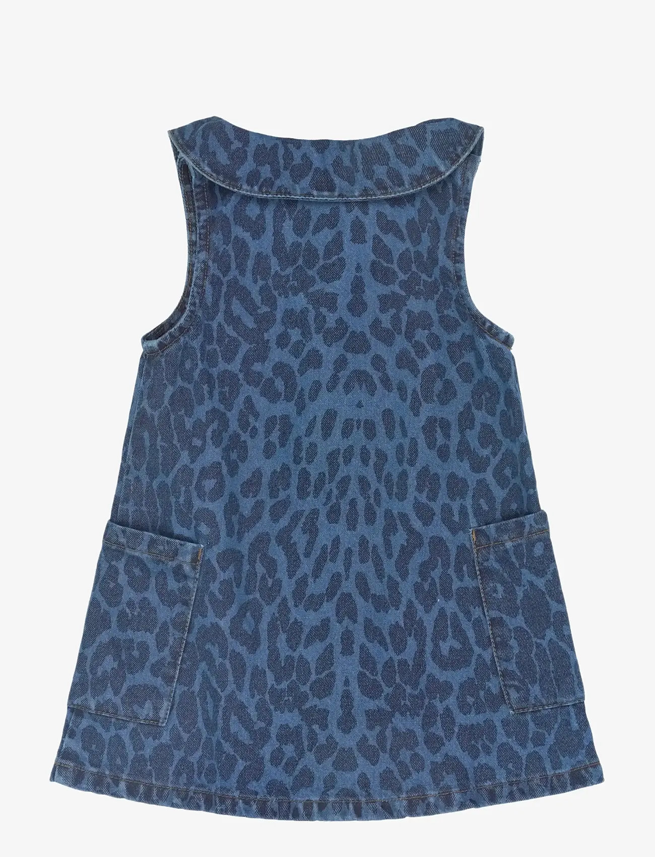 The New - TNSTPearl S_L Denim Dress - varrukateta beebi kleidid - medium blue denim aop - 2