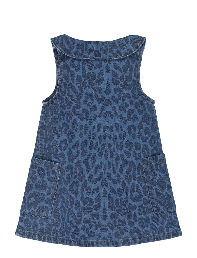 The New - TNSTPearl S_L Denim Dress - varrukateta beebi kleidid - medium blue denim aop - 2