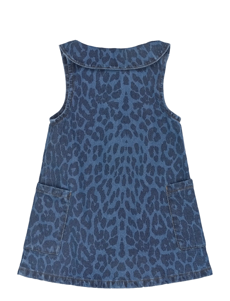 The New - TNSTPearl S_L Denim Dress - Ärmellose babykleider - medium blue denim aop - 2