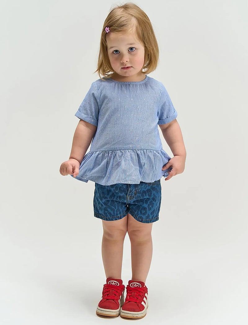 The New - TNSTPearl Regular Fit Denim Shorts - jeansshorts - medium blue denim aop - 0