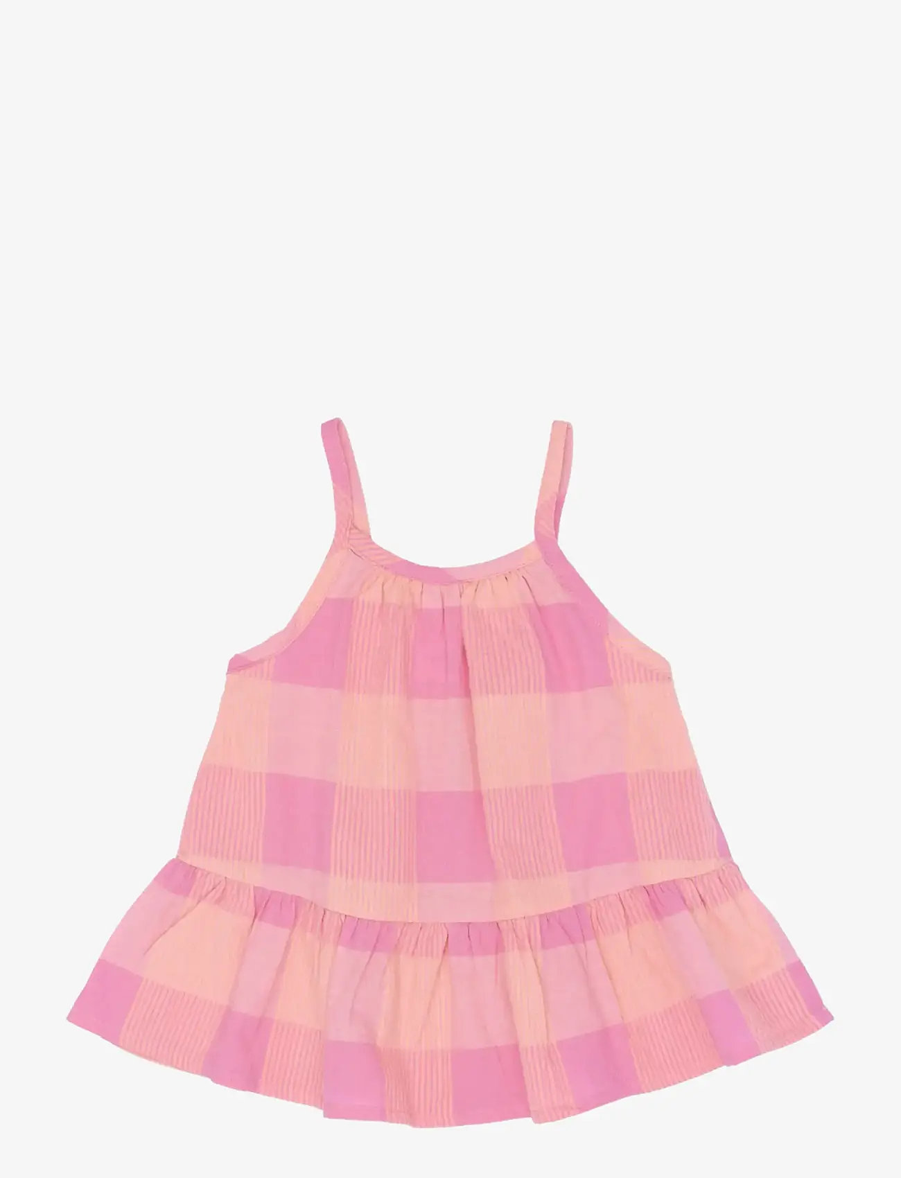 The New - TNSTTassie Strap Top - Ærmeløs undertrøje - cashmere rose checked - 1