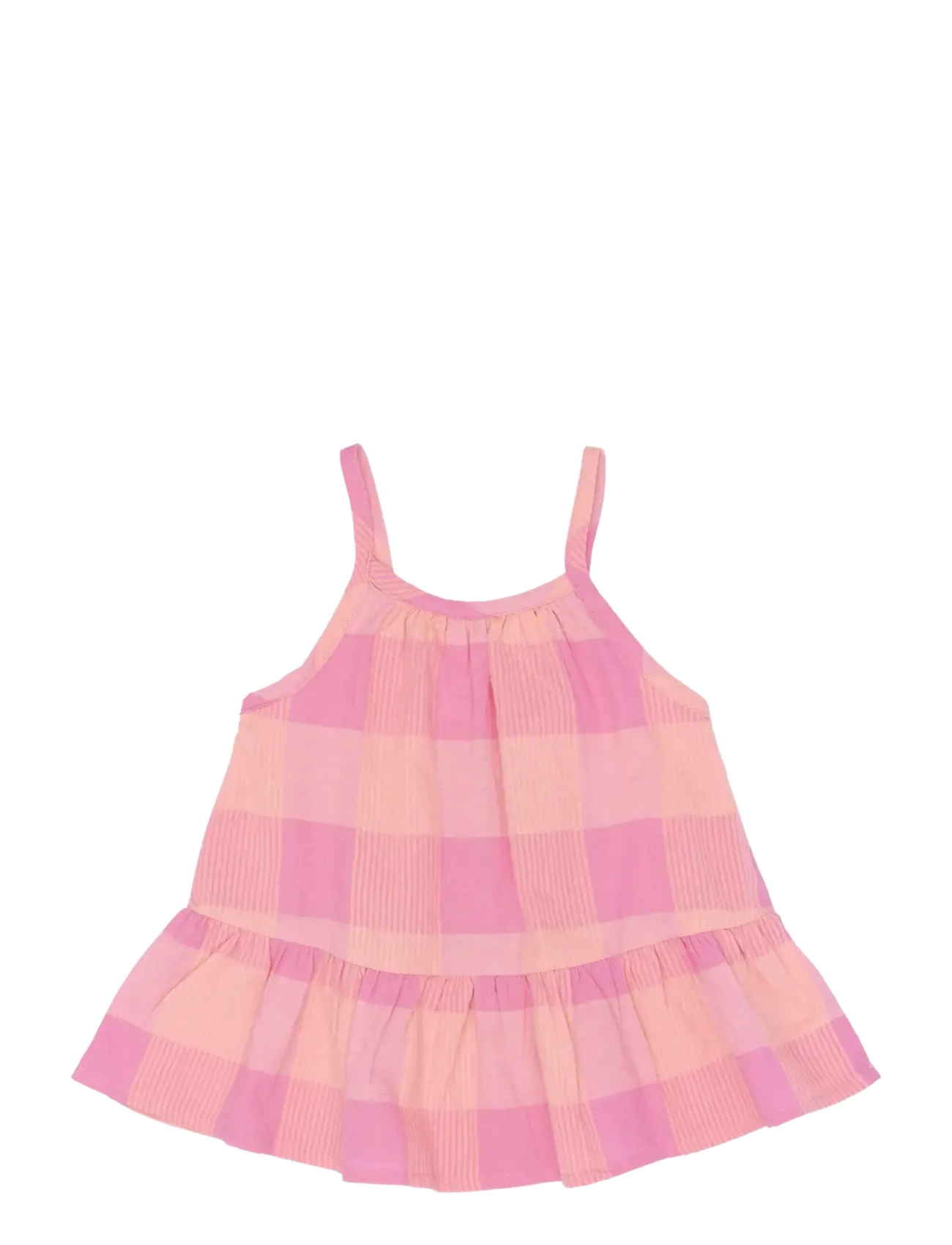 The New TNSTTassie Strap Top - Oberteile & T-Shirts - CASHMERE ROSE CHECKED / pink/rose